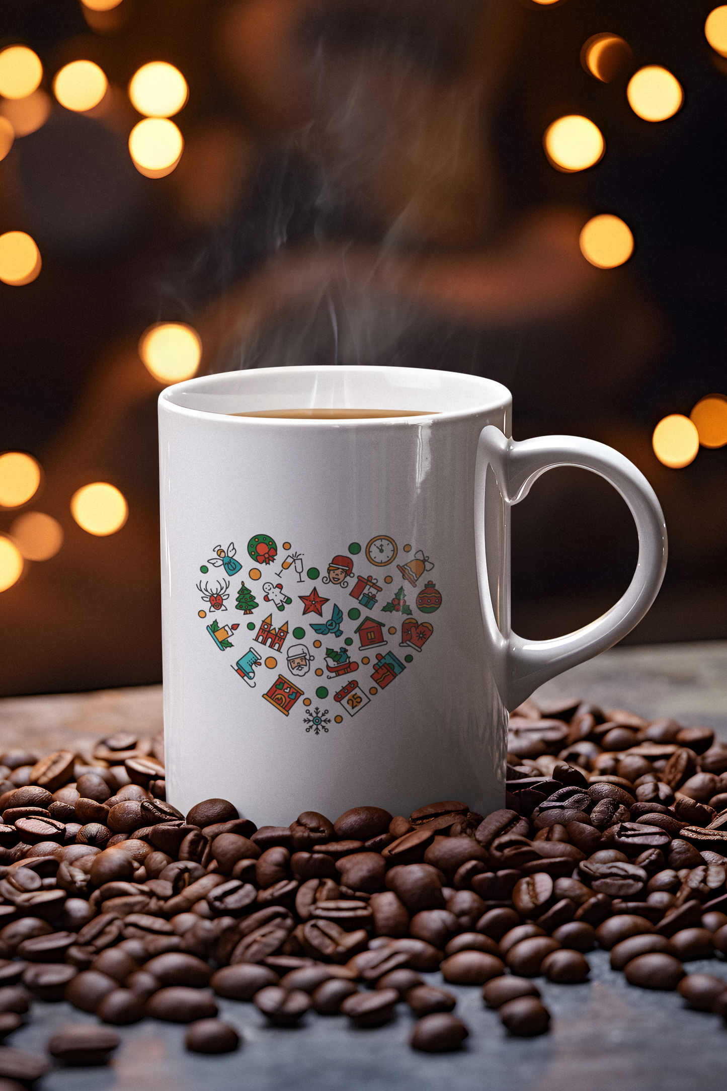 Coffee Mug - Christmas Heart