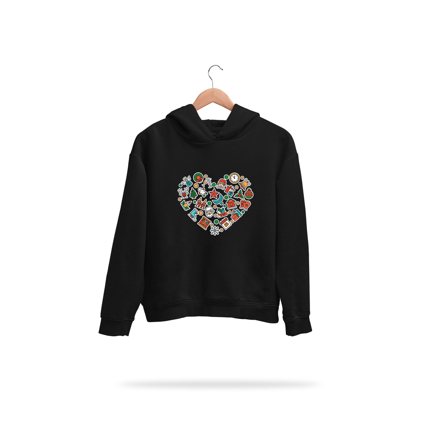 Kids Hoodies - Christmas Heart